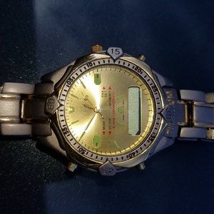 Titanium Gold Tone Watch
